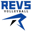 Revs Logo with Volleyball